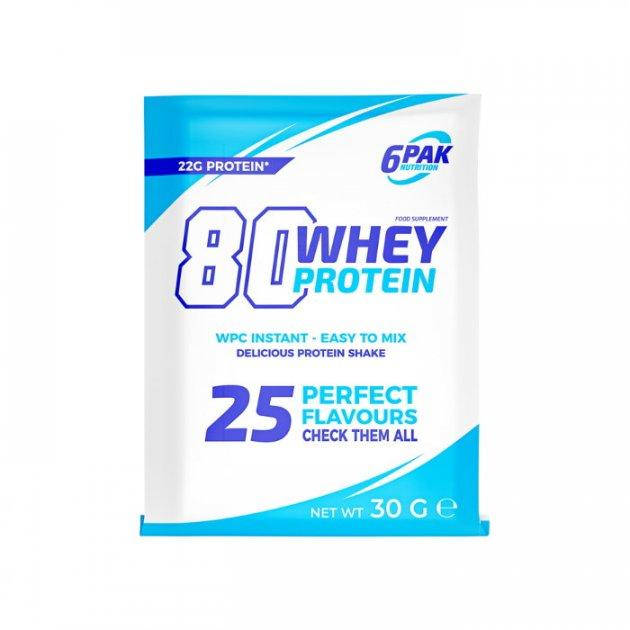 

80 Whey Protein 30gr (White chocolate strawberry)