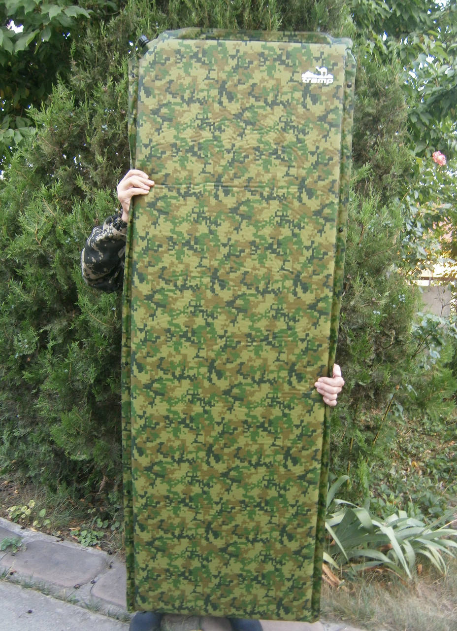 

Самонадувний килимок ( каремат ) Tramp Camo TRI-007, камуфляж 185 х 60 х 5 см.
