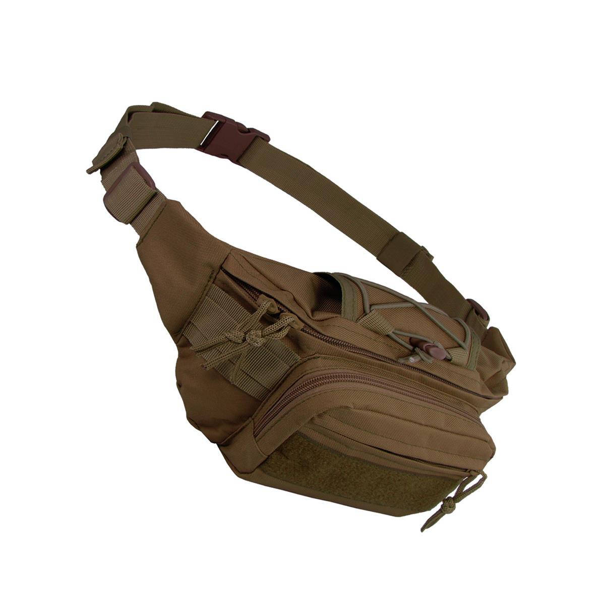 

Сумка тактическая военная на пояс Camo Military Gear Kangoo 3 л coyote, Койот