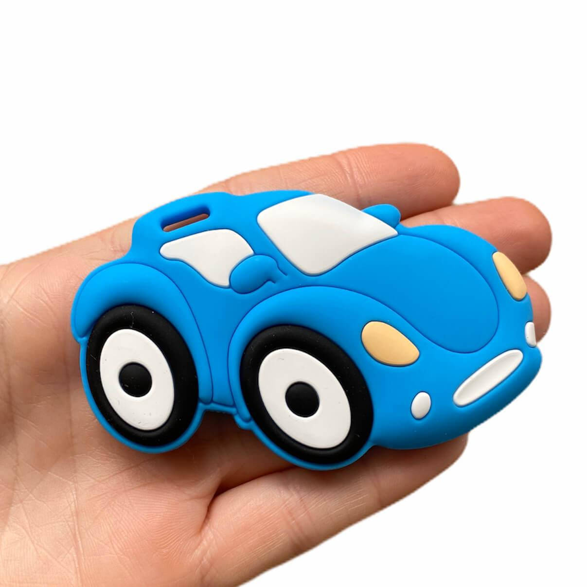 

Машинка Гоночная (голубой) силиконовый прорезыватель для зубов