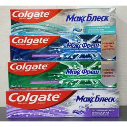 

Зубна Паста Colgate Макс Фреш/Макс Блеск 75,100 мл