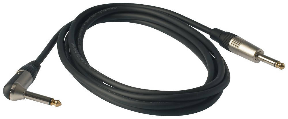 

ROCKCABLE RCL 30253 D6 Готовий інструментальний кабель, 2х6,3мм., прямий-кутовий, 3м.