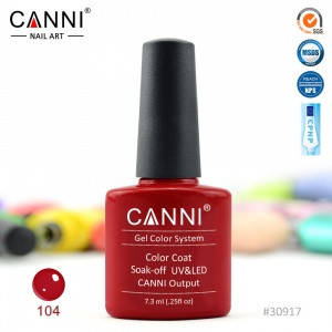 

Гель-лак CANNI № 104 (рубиновый)