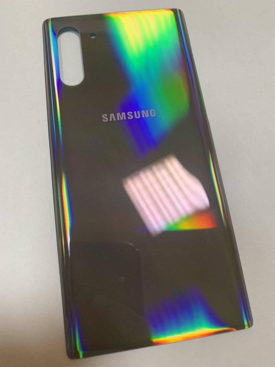 

Задняя крышка Samsung N970F Galaxy Note 10 серебристая Aura Glow оригинал
