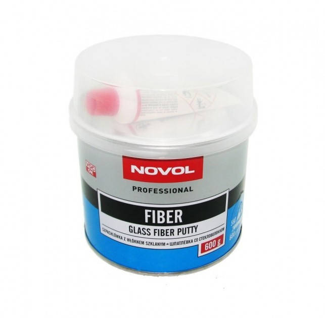 

Шпаклевка полиэфирная со стекловолокном NOVOL "FIBER" 600г (арт.1222)