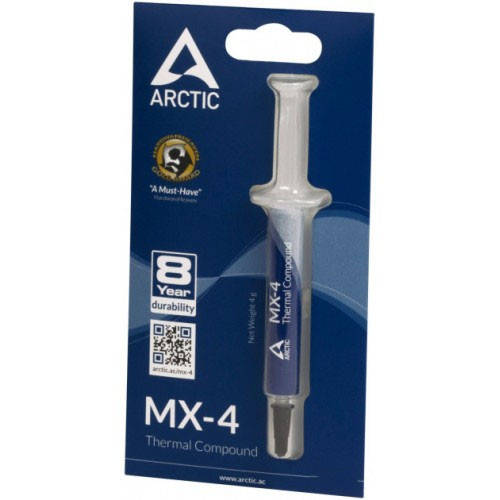 

Термопаста Arctic MX-4 (ACTCP00002B), 4 грамм, паста арктик мх4