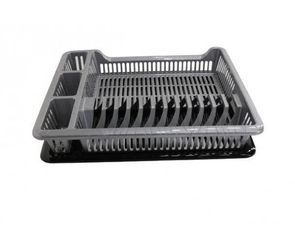 

Сушка для посуду 1-ярусна Elif Plastic (антрацит)