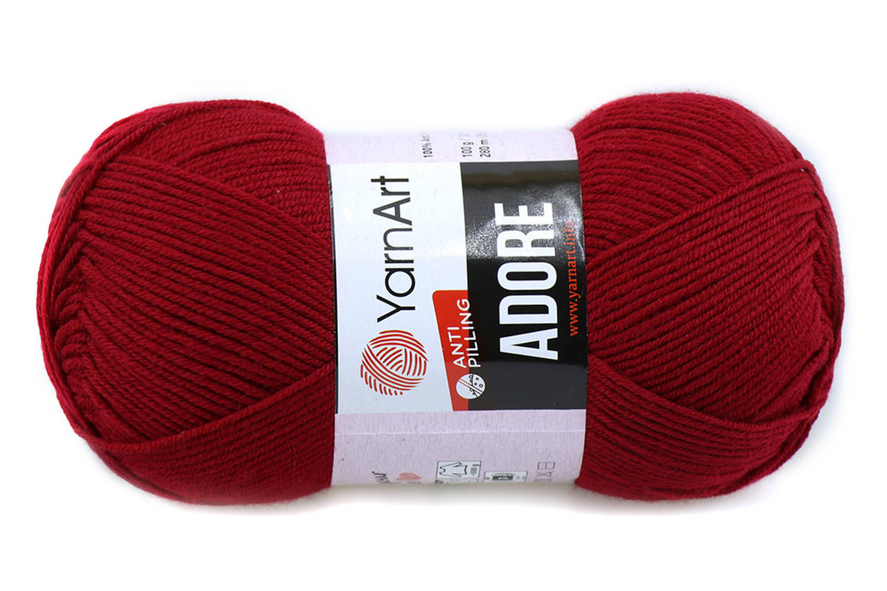 

YarnArt Adore, Бордовый №353
