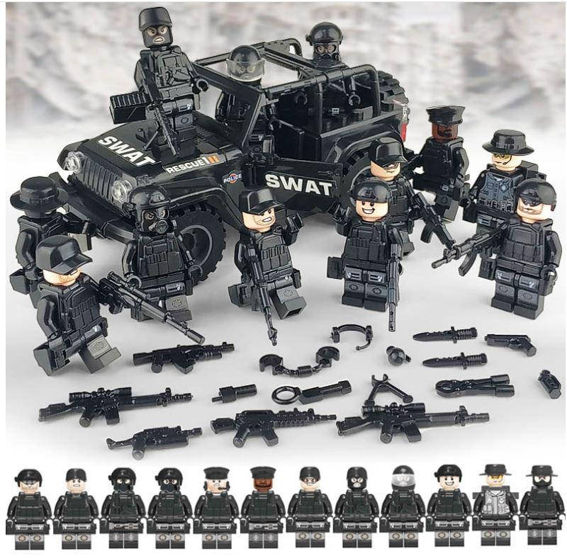 

Военная полиция на джипе SWAT BrickArms, Черный
