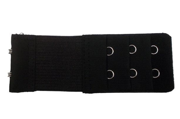 

Удлинитель для бюстгальтера с резинкой на 2 крючка черный