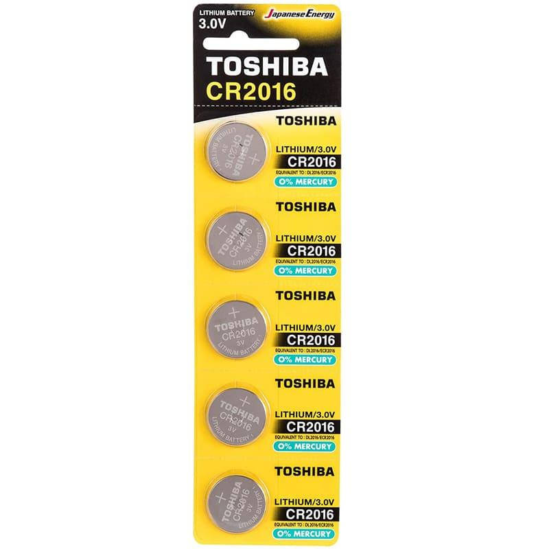 

Батарейка CR2016 Toshiba 5 Pack (ЦІНА ВКАЗАНА ЗА 1 ШТ.)