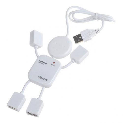 

Хаб USB USB 2.0 4 порти (чоловічок)