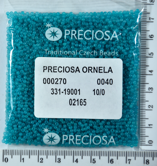 

Бисер PRECIOSA №10/0 №02165 мат-блест пакет 50 грамм уп=1пакет