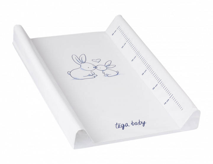 

Пеленальный матрасик Tega Baby Rabbits Зайчики 70*50 см белый