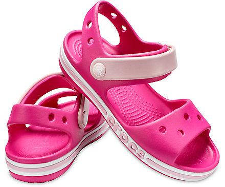 

Детские кроксы Crocs Kid's Bayaband Sandal Сandy pink 31-32, Розовый