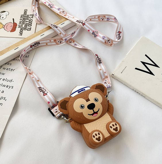 

Сумка для девочки Мишка коричневая 1387, розмір 1