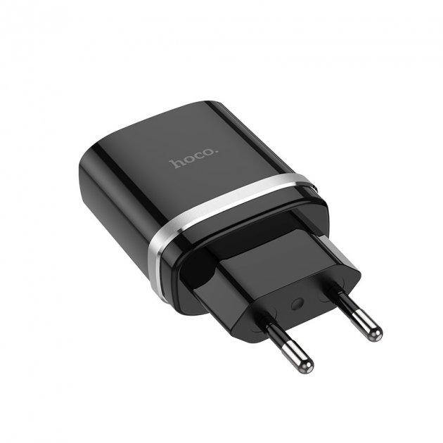 

Сетевое зарядное устройство Hoco С12Q Smart QC3.0 1USB 18W (Адаптеры), Черный