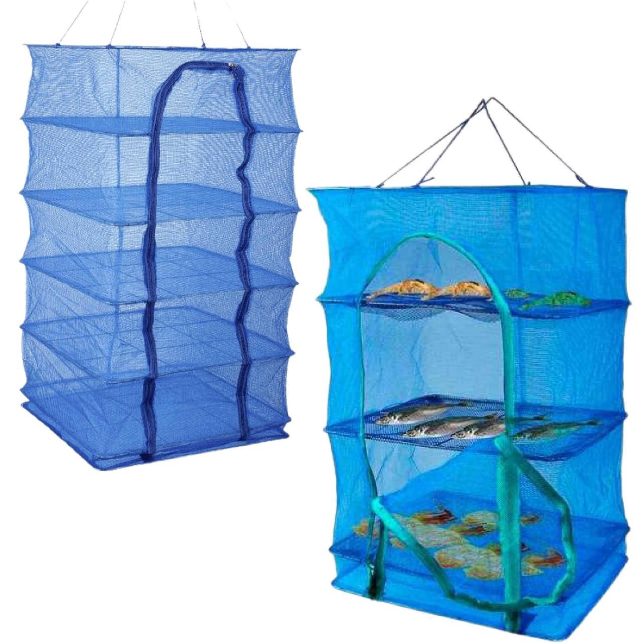 

Сетка для сушки рыбы, грибов, овощей и фруктов (3 - 5 полок, разные размеры) 5 полок (45×45×100 см.)