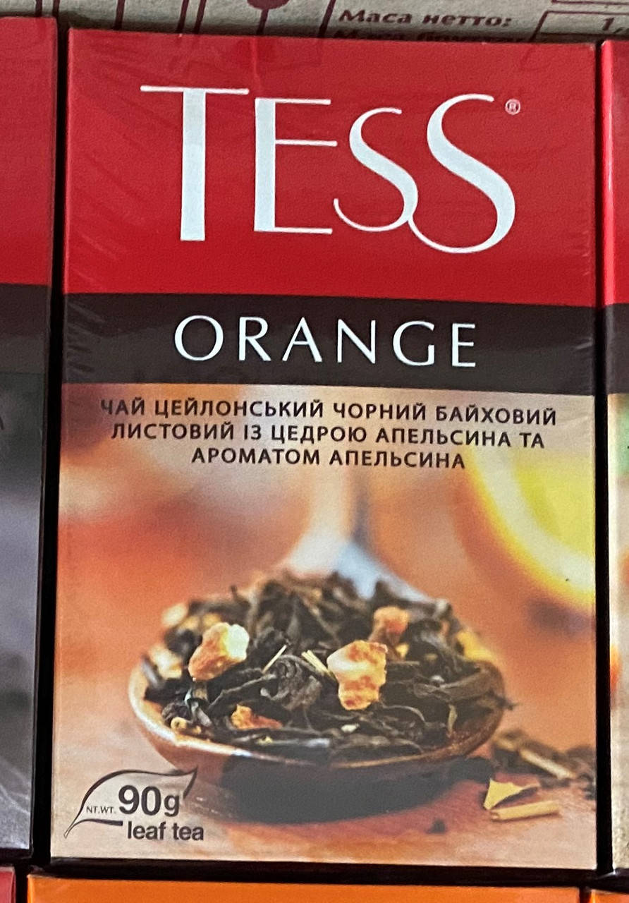 

4105-чай цейлонский черный Тесс Orangblack 90г с цедрой апельсина