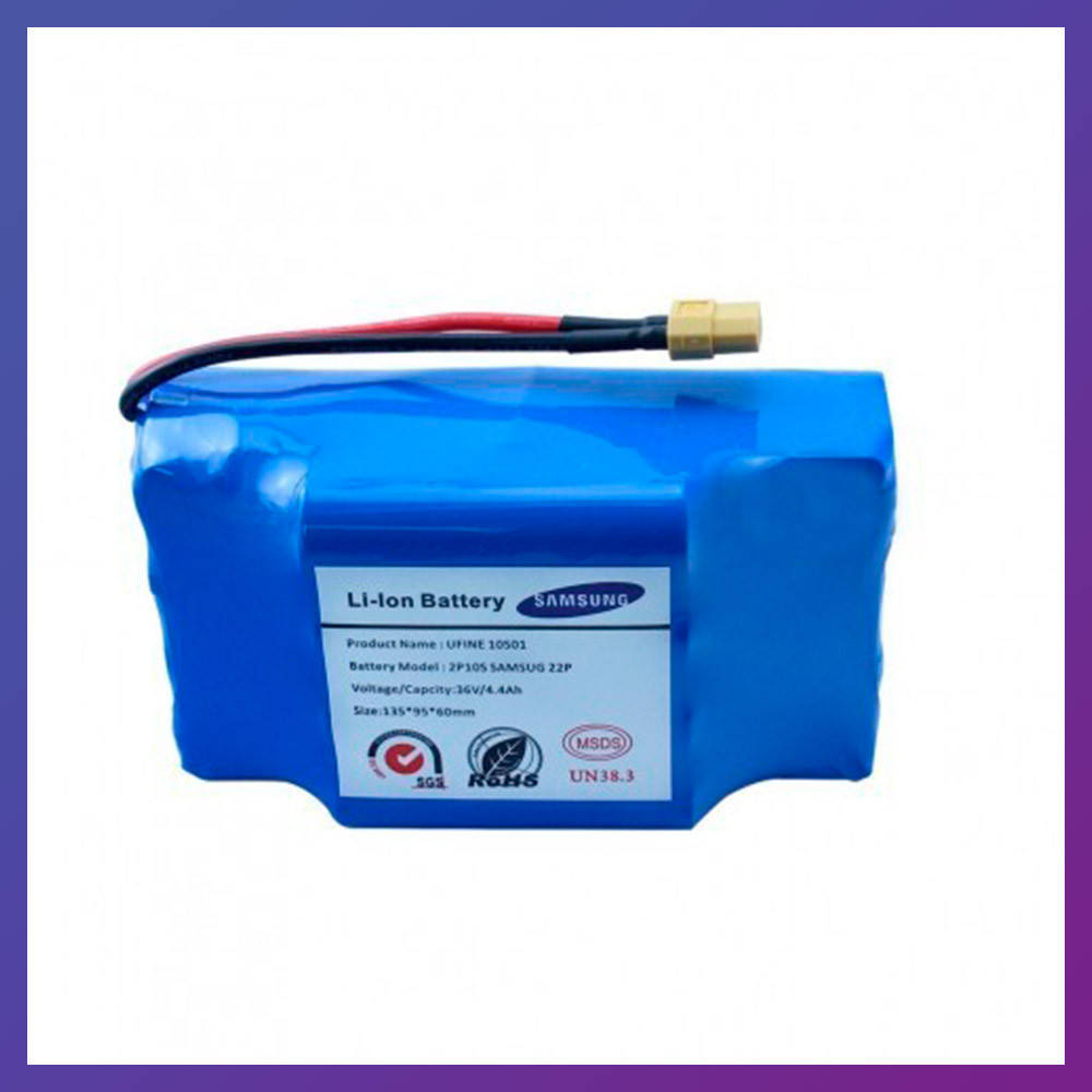 

Батарея для гироскутера Samsung 36V, 4.4 AH, Li-ION
