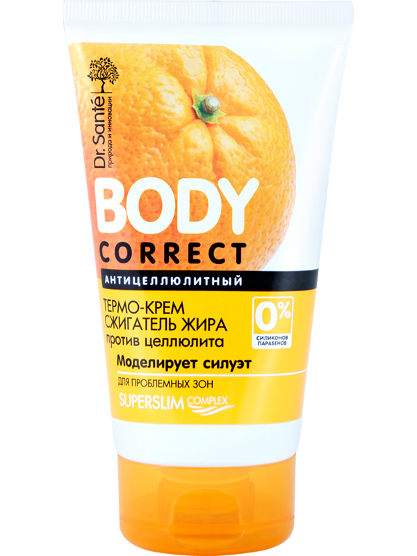 

Антицеллюлитный термо-крем "Сжигатель жира" - Dr.Sante Body Correct