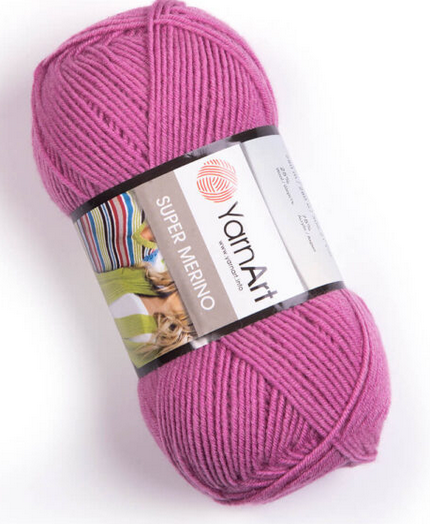 

Пряжа Super Merino Yarnart-1249