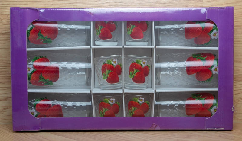 

Набор для питья Клубника 6 стаканов+6 стопок