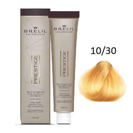 

Краска для волос Brelil Colorianne Prestige 10/30 ультрасветлый золотистый блонд 100 мл