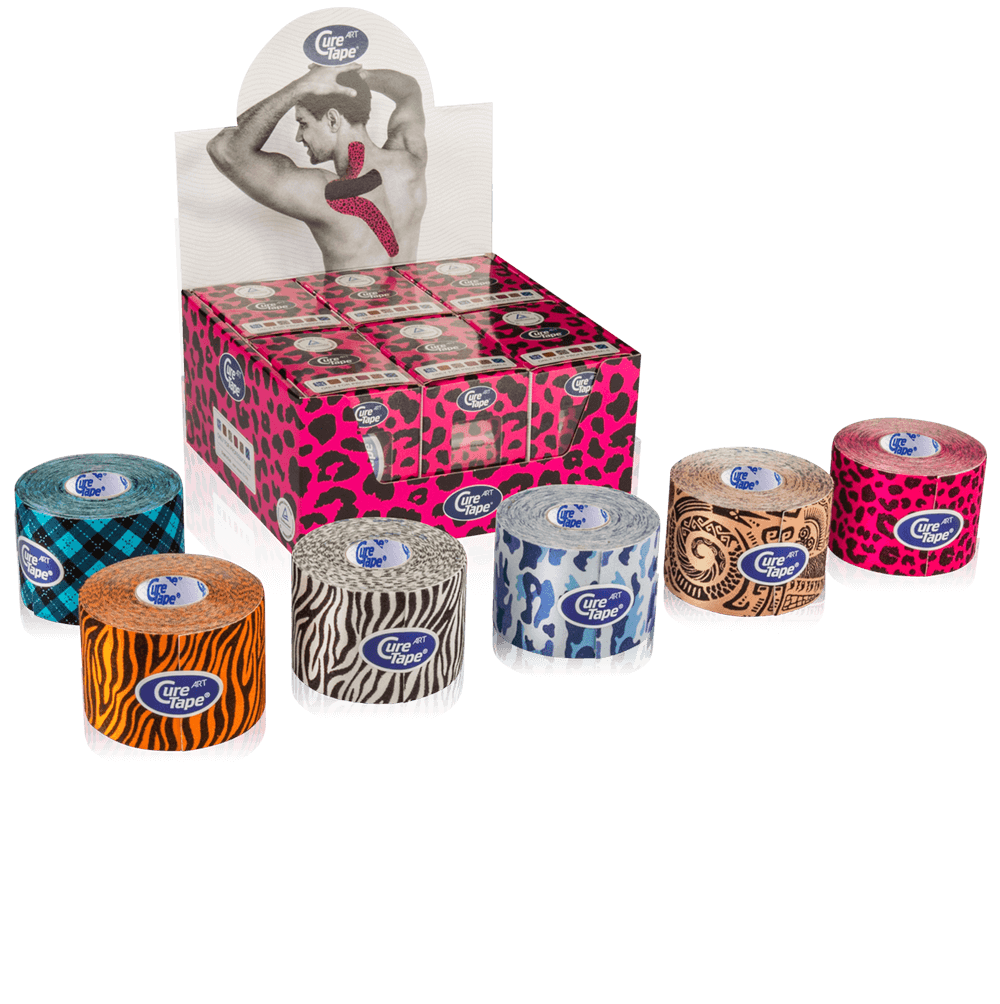 

Кинезио тейп CureTape ART 5см х 5м знак качества TÜV