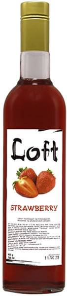 

Сироп-топпинг ТМ "Loft" к кофе и десертам со вкусом "Клубника" 0,7 л