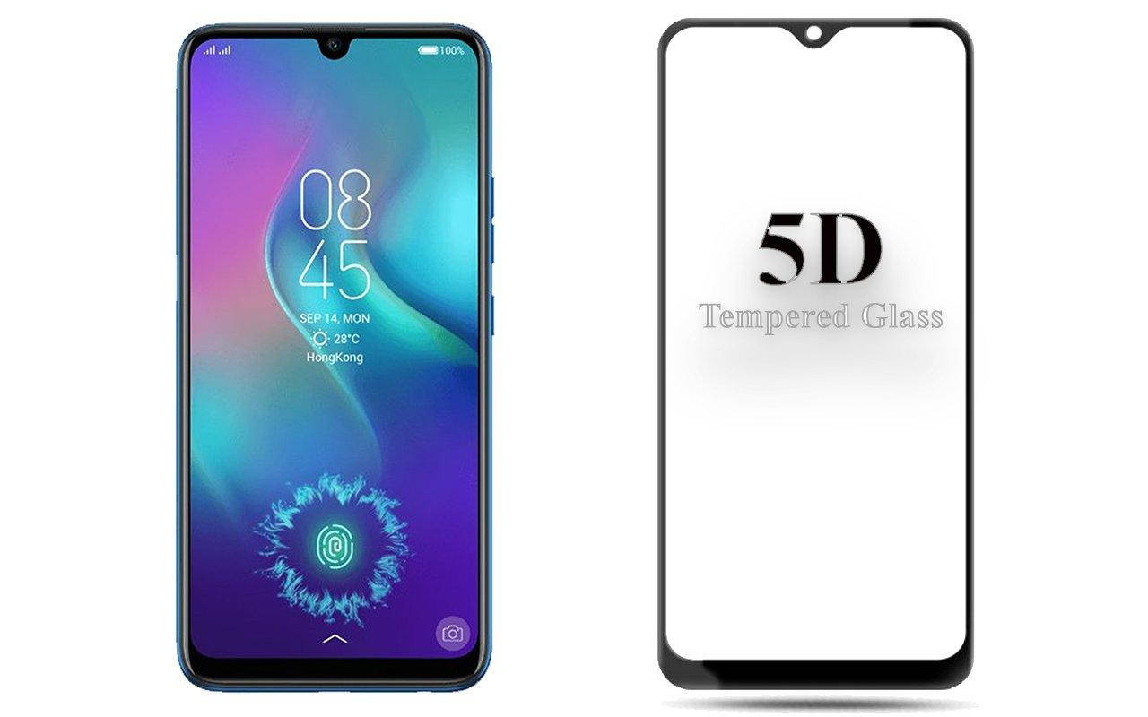 

Защитное стекло 5D для Tecno Camon 12 Pro, Черный