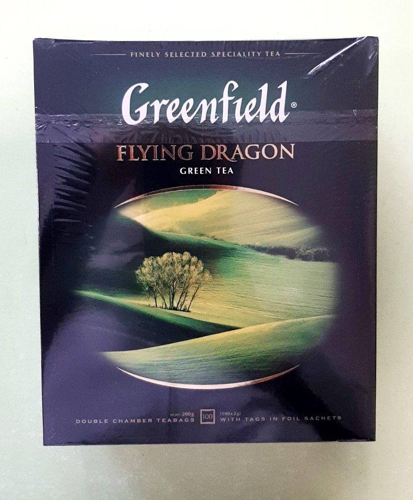 

Чай Greenfield Flying Dragon 100 пакетиков зеленый