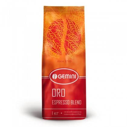 

Кофе в зернах Gemini Espresso ORO 1кг Украина