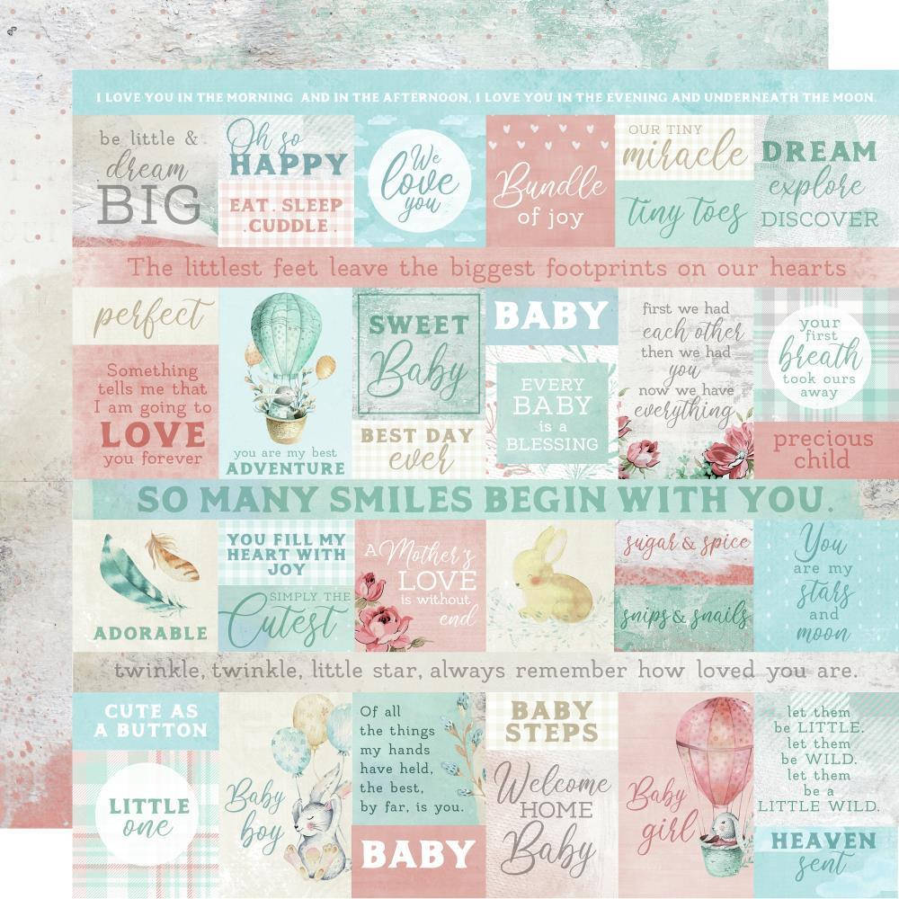 

Папір двосторонній - Mother's Love - Little Treasures - Kaisercraft - 30x30
