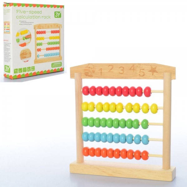 

Деревянная игрушка Счёты обучающие / Дерев'яна гра Рахівниця навчальна MD 2104