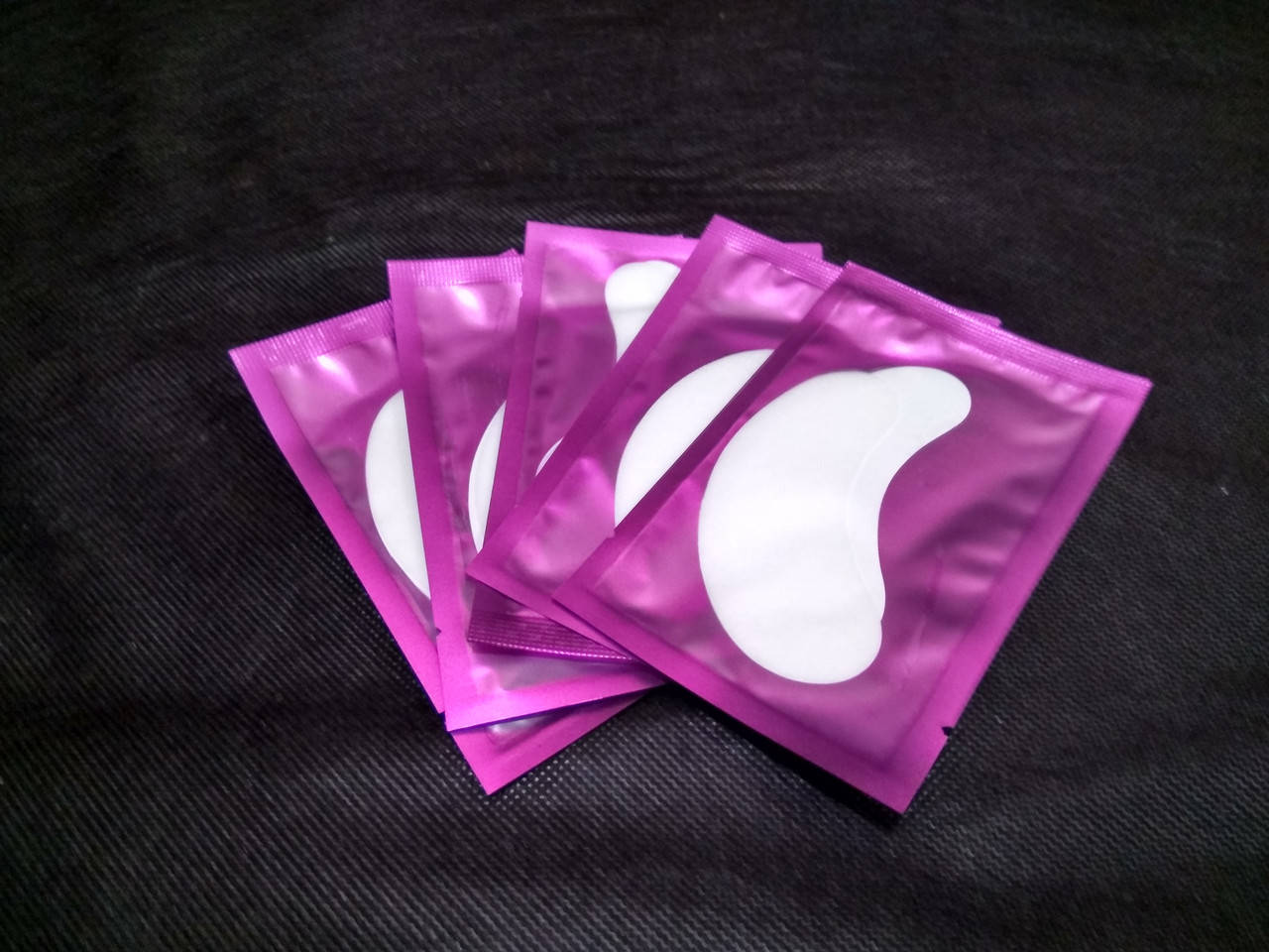 

Патчи под глаза для ламинирования и наращивания ресниц гидрогелевые фиолетовые