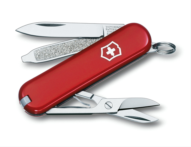 

Швейцарский складной многофункциональный нож Victorinox СLASSIC SD красный 0.6203