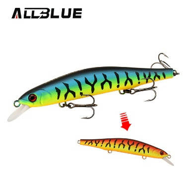 

Воблер AllBlue Vulcan 110SP (ZipBaits Orbit 110SP) цвет D, Разные цвета