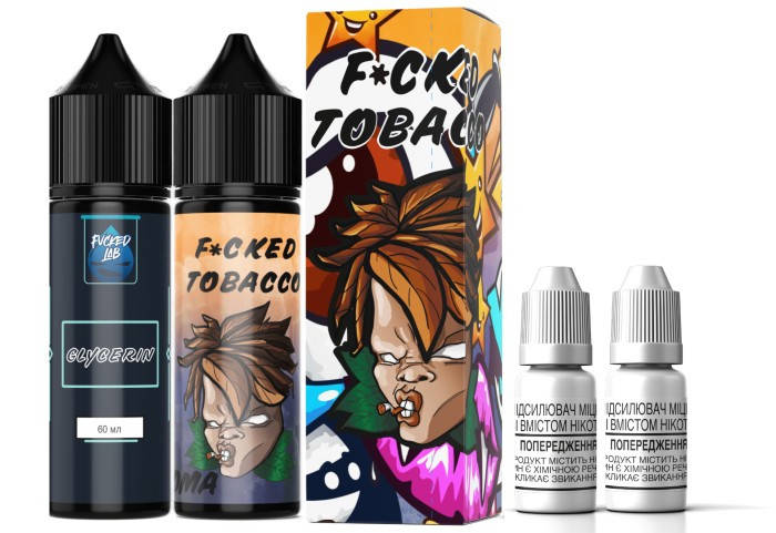 

Набор для самозамеса жидкости Fucked Tobacco 60 мл. 6 мг/мл