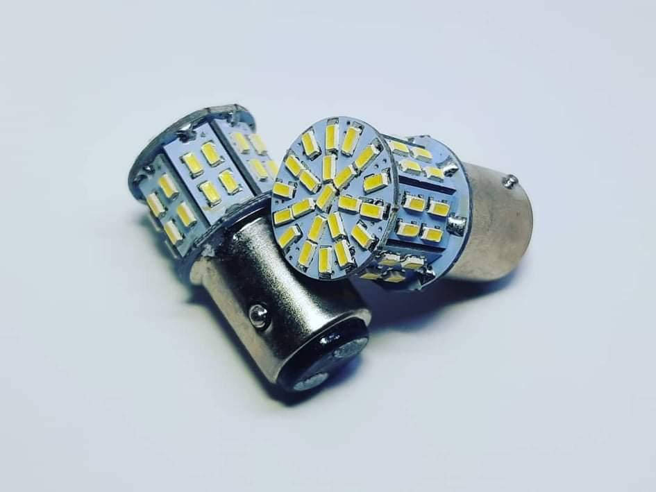 

Лампа BAY15d(P21W+5W)A 12V LED 50x1206 white резистор
