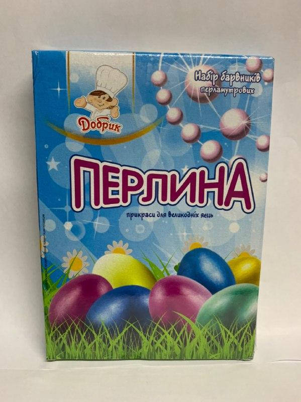 

Жидкая краска для яиц "Жемчуг" (3 цвета) ТМ "Добрик"
