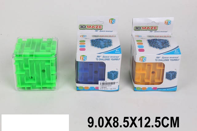

Головоломка 3D-лабиринт 9333 (1586220) (144шт/2) куб, 3 цвета микс, в кор. 9*8,5*12,5 см