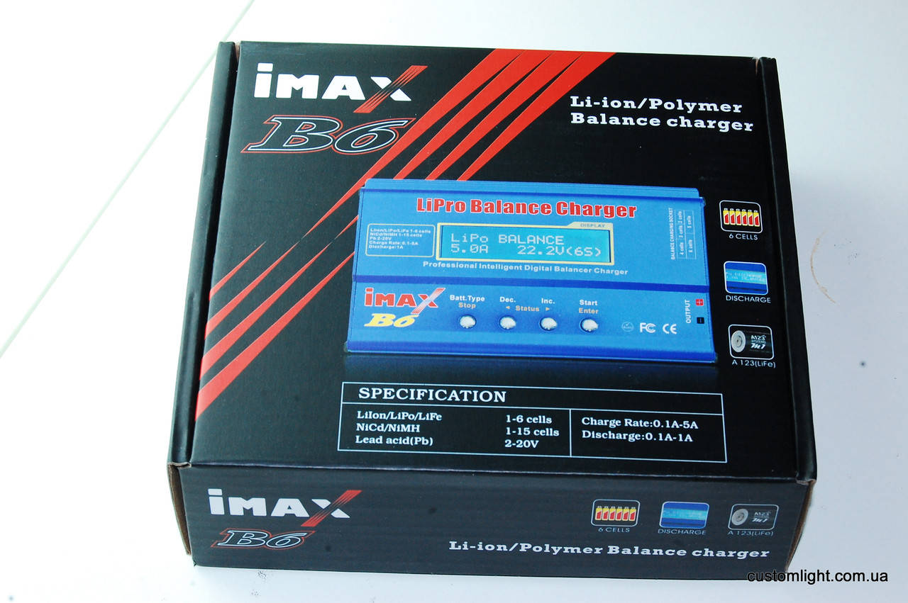 

Зарядний пристрій IMax B6 Atmega32 HTRC 50W