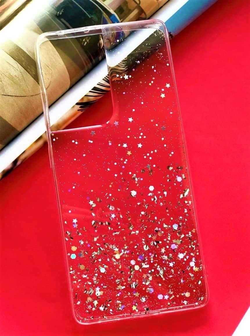 

Блестящий чехол с серебряной фольгой Samsung Galaxy S21 Ultra (SM-G9980), Серебристый