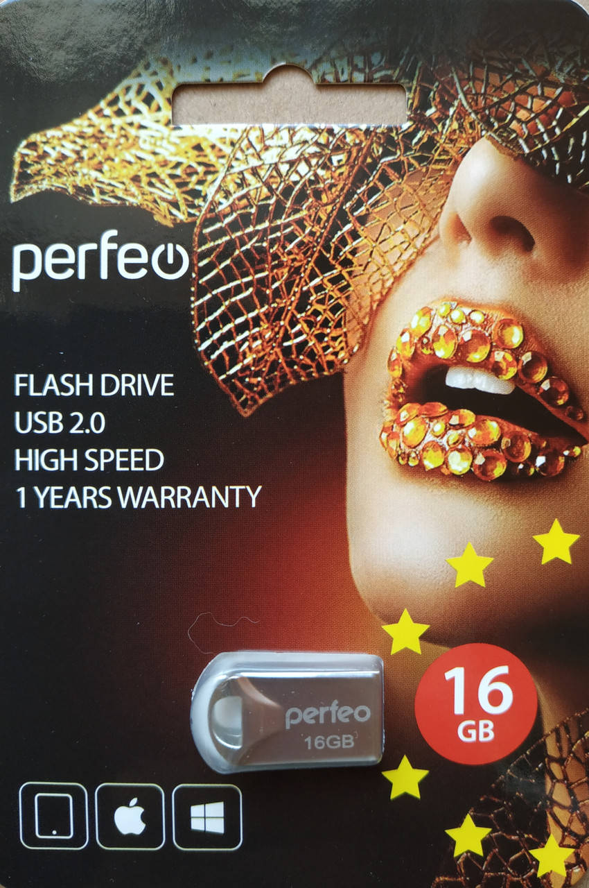 

Флеш накопитель Perfeo E01 16GB Metal Series