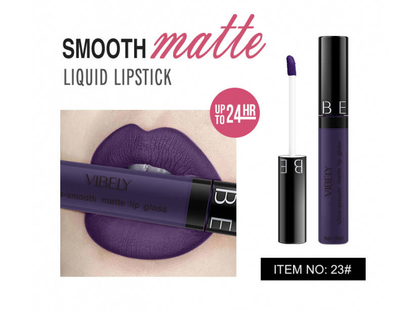 

Жидкая матовая губная помада Vibely Matte Lipgloss Ultra-Smooth #23, 10мл