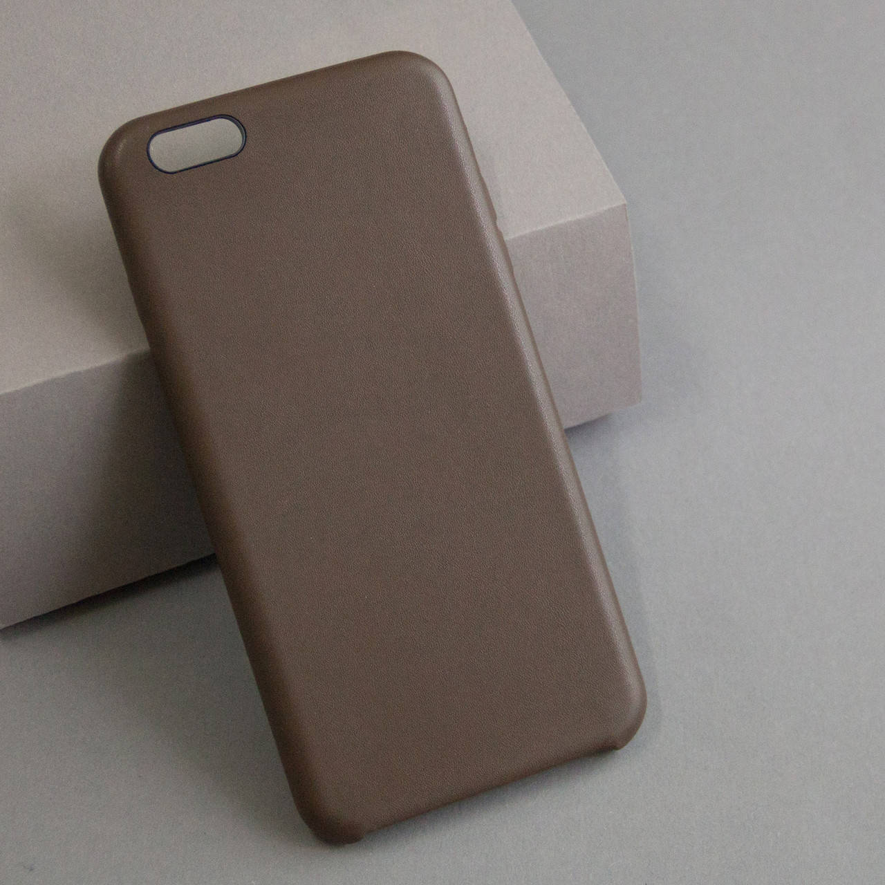 

Кожаный чехол на iPhone 6 plus / 6s plus Dark Brown, Коричневый