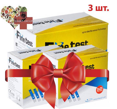 

Тест-полоски Finetest premium 50 3 упаковки
