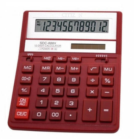 

Калькулятор CITIZEN SDC-888 XRL настольный , профессиональный . Оригинал