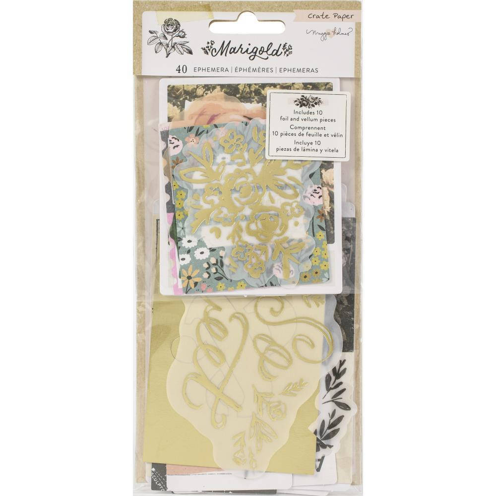 

Висічки - Cardstock & Vellum - Marigold - Maggie Holmes - 40 шт.